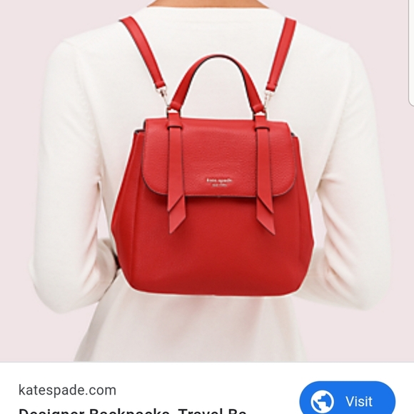 Kate Spade Leather Lake Convertible Backpack - Picture 3 of 5